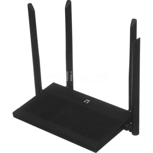 Wi-Fi роутер Netis N3D, Wi-Fi 5, AC1200, 2.4/5ГГц, 3 LAN, черный