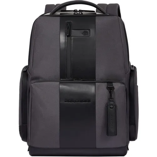 Рюкзак Piquadro Brief2 Special CA4532BR2S/GRN серый нейлон