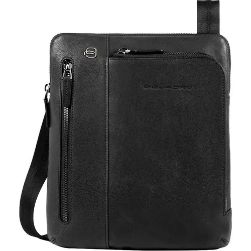 Сумка Piquadro Black Square, кожа натуральная, темно-коричневый [ca1816b3/tm]