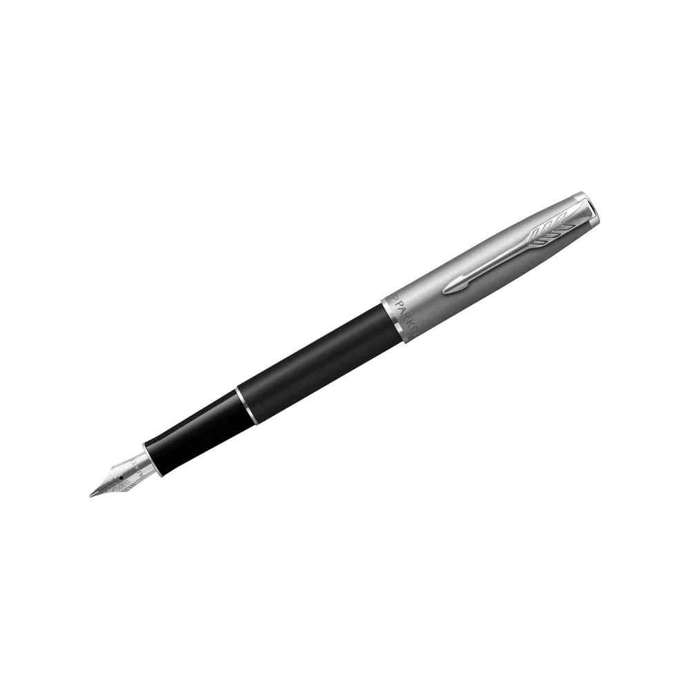 Перьевая ручка Parker Sonnet Sand Blasted Metal&Black Lacquer 2146864