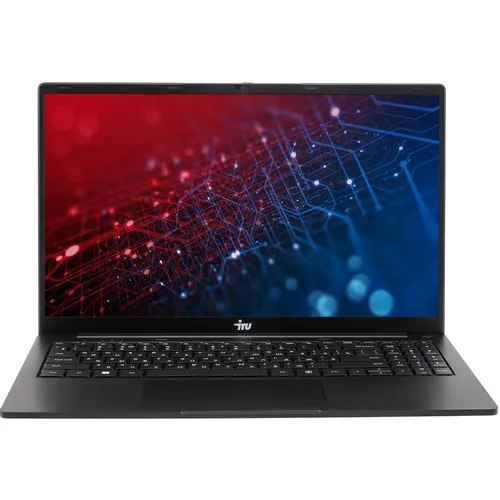 Ноутбук iRU Strato 15ALID5, 15.6", 2025, IPS, Intel Core i3 1315U 1.2ГГц, 6-ядерный, 16ГБ DDR5, 512ГБ SSD, Intel UHD Graphics, FreeDOS, черный [2148024]