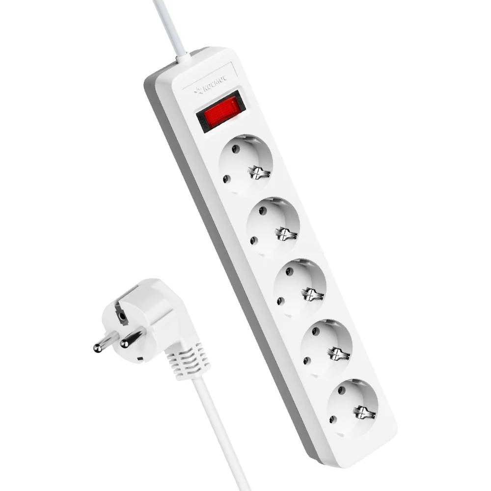 Удлинитель КОСМОС FKsm1.8m-5g(W)