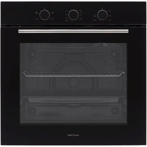 Духовой шкаф электрический Krona ELEMENT 60 BL, 78л, дверца с 2 стеклами, черный