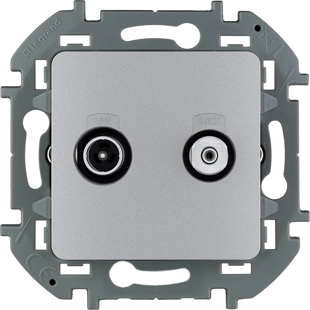 Двухкабельная розетка tv/sat Legrand INSPIRIA 673882