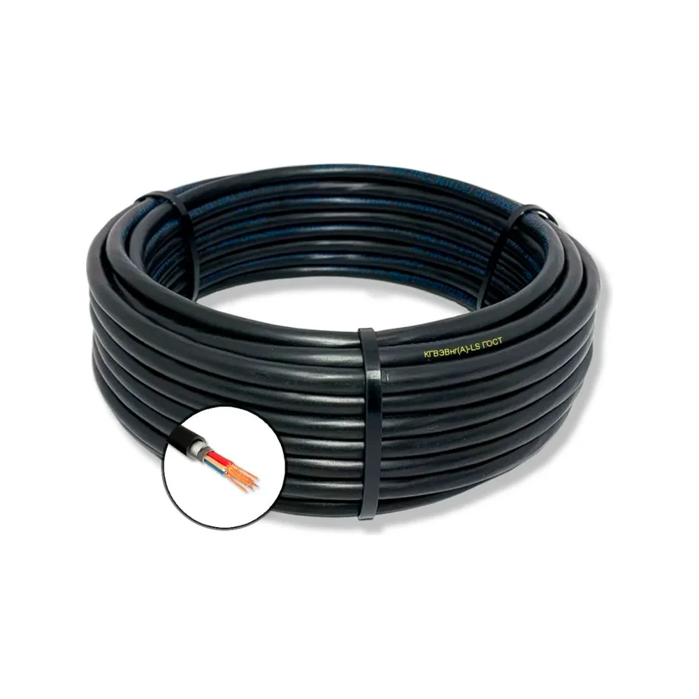 Гибкий кабель ПРОВОДНИК кгвэвнг(a)-ls 7x1.5 мм2, 10м OZ110153L10