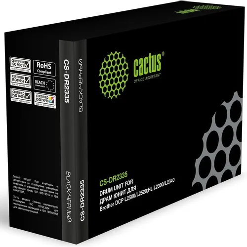 Блок фотобарабана Cactus CS-DR2335 DR-2335 черный ч/б:12000стр. для L2500/2520/2540/HL2300/2340/2360/MFC2700