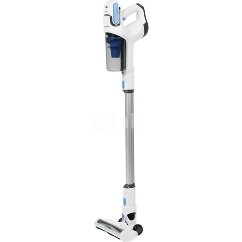 Вертикальный пылесос COOLFORT CF-3006, 130Вт, белый/голубой