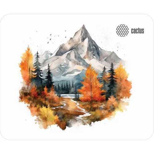 Коврик для мыши Cactus Autumn mountains ткань, 220х180х2мм [cs-mpc-p10xs]