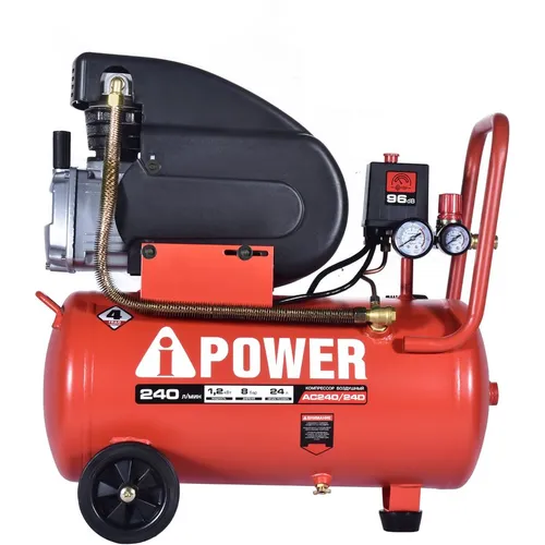 Компрессор поршневой A-IPOWER AC240/24D масляный