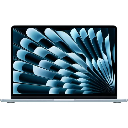 Ноутбук Apple MacBook Air A3240, 13.6", 2025, Retina, Apple M4 10 core 4ГГц, 10-ядерный, 16ГБ 256ГБ SSD, macOS, голубой [mc6t4hn/a]