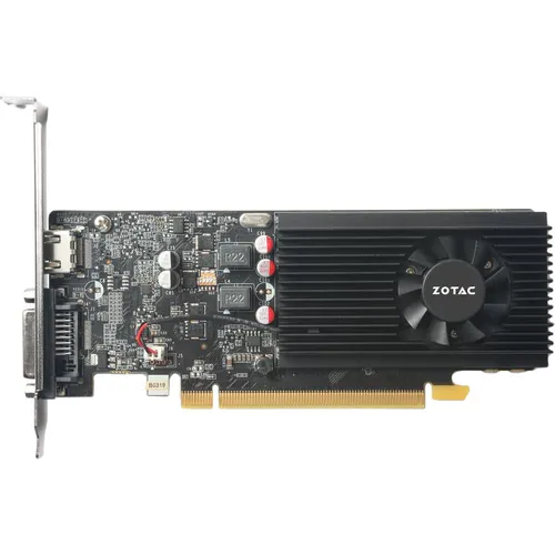 Видеокарта Zotac NVIDIA GeForce GT 1030 1030 2GB LP GDDR5 2ГБ GDDR5, Low Profile, Ret [zt-p10300a-10l]