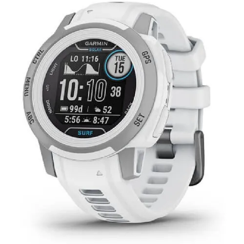 Смарт-часы Garmin Instinct 2s Solar, 40мм, 1.2", белый/черный/белый