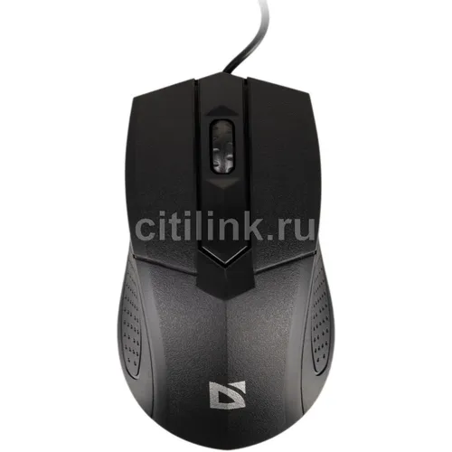 Мышь проводная Defender Optimum MB-270, оптическая, USB, 1000dpi, черный [52270]