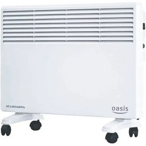 Конвектор OASIS EK-10, 1000Вт, с терморегулятором, белый