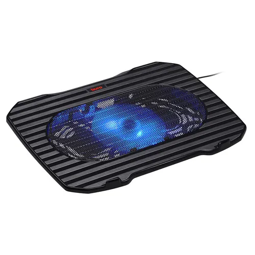 Подставка для ноутбука Buro BU-LCP156-B114, 15.6", 357х265х33 мм, 1хUSB, вентиляторы 1 х 140 мм, 345г, черный