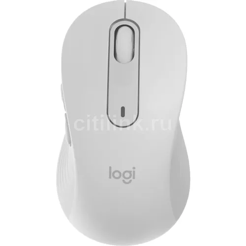 Мышь беспроводная Logitech M650 L, Bluetooth/Радио, оптическая, USB, 4000dpi, белый [910-006389]