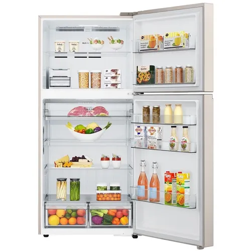 Холодильник двухкамерный LG GR-B922FEBM Total No Frost, инверторный, бежевый