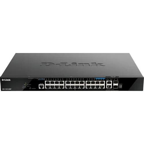 Коммутатор D-Link DGS-1520-28MP/A1A, управляемый