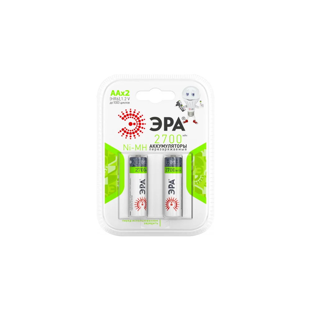 Аккумуляторная батарея ЭРА HR6-2BL C0038458