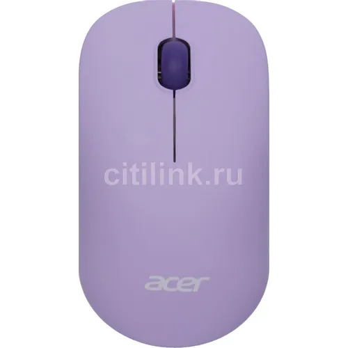 Мышь беспроводная Acer OMR205, радио, оптическая, USB, 1200dpi, фиолетовый [zl.mceee.02k]