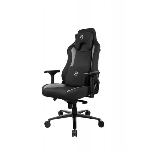 Кресло игровое AROZZI Vernazza SuperSoft, ткань, до 145кг, мультиблок, регулируемые 3D подлокотники, черный