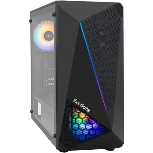 Корпус ATX EXEGATE Evo-8225, Midi-Tower, без БП, черный [ex292858rus]