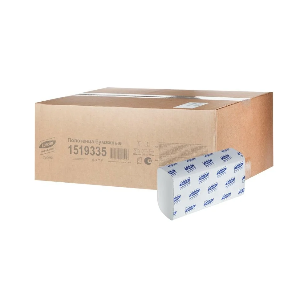 Бумажные полотенца для диспенсера Luscan Professional 1519335