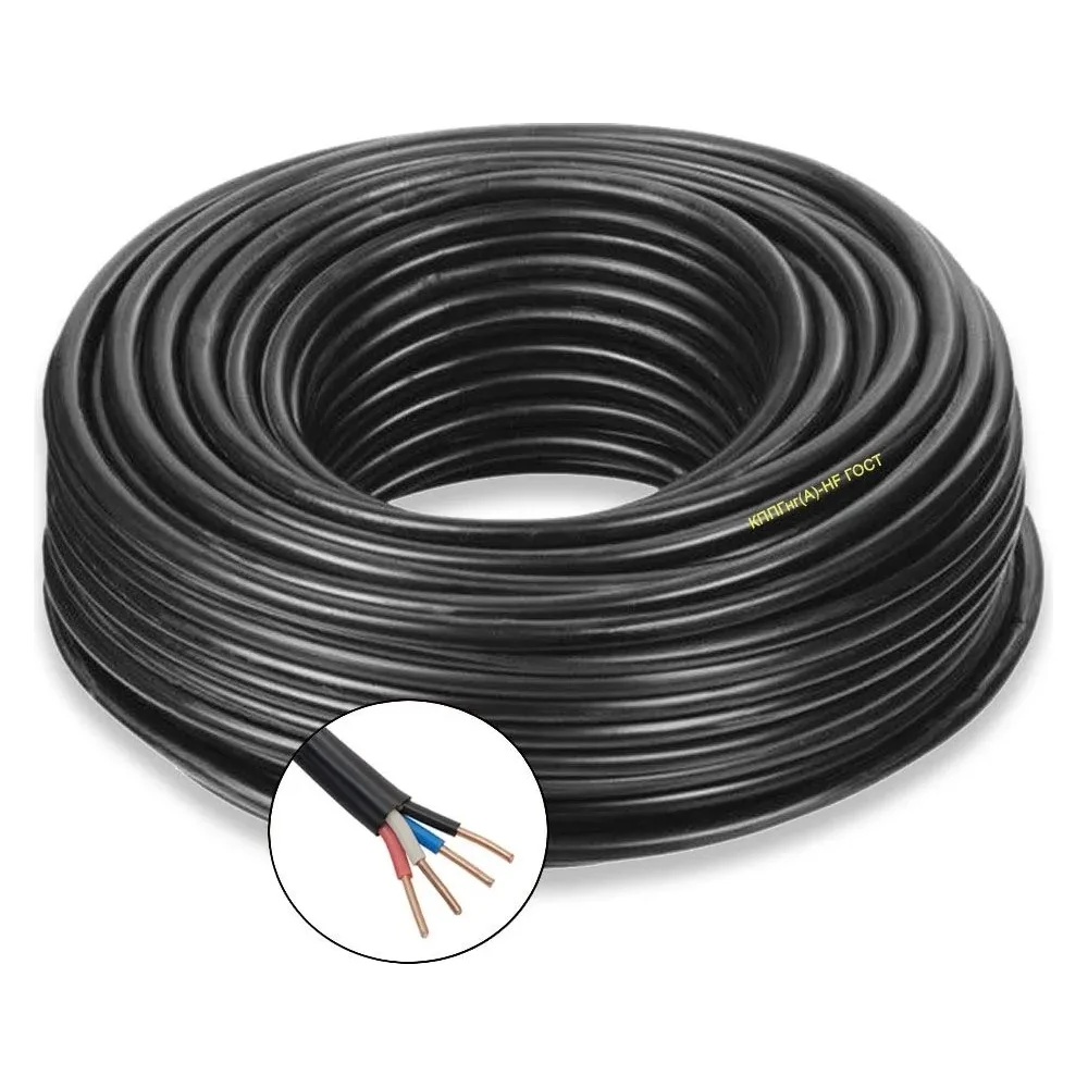 Контрольный кабель ПРОВОДНИК кппгнг(a)-hf 4x1.5 мм2, 10м OZ66559L10