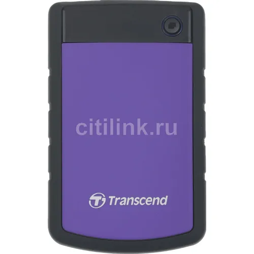 2ТБ Внешний диск HDD Transcend StoreJet 25H3P TS2TSJ25H3P, USB 3.0, фиолетовый