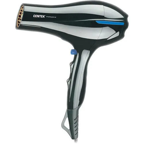 Фен CENTEK CT-2227, 2200Вт, черный и синий