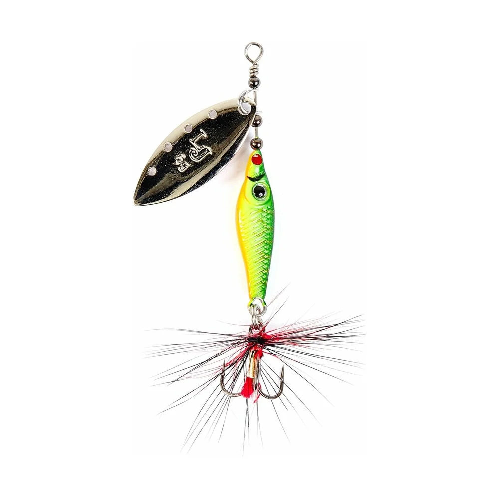 Вращающаяся блесна Lucky John TRIAN BLADE LONG LJTBL6-008