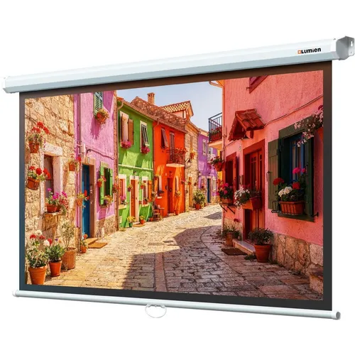 Экран Lumien Eco Picture LEP-100126, 192х137 см, 16:9, настенно-потолочный белый