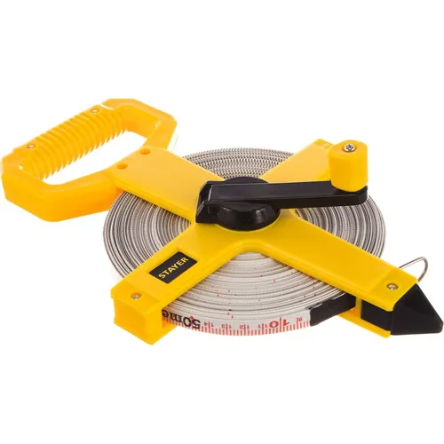 Рулетка геодезическая Stayer Geomax, 50м x12мм [3418-50]