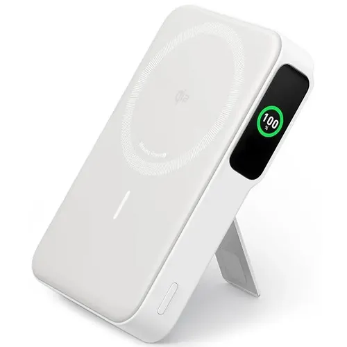 Внешний аккумулятор (Power Bank) ANKER MagGo A1654G21, 10000мAч, белый