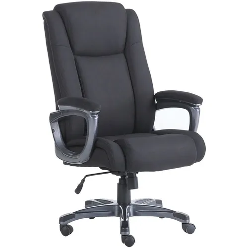 Кресло BRABIX Solid HD-005, ткань, до 180кг, топ-ган, черный