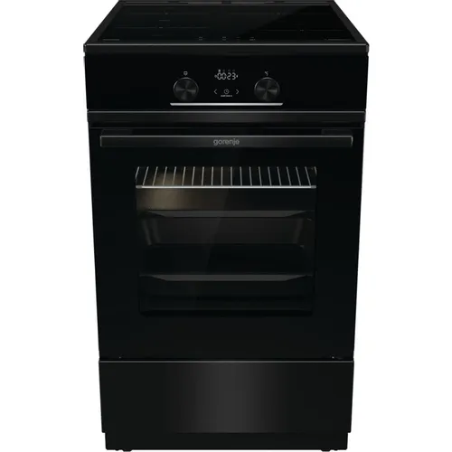 Электрическая плита Gorenje GEIT5C60BPG, стеклокерамика, электрическая, без крышки, черный