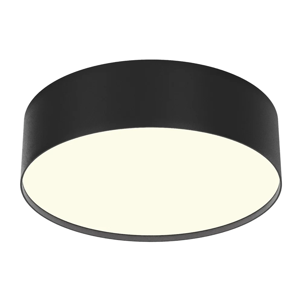 Потолочный светильник MAYTONI Zon LED 24W Алюминий Черный C032CL-24W3K-RD-B