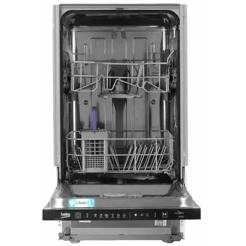 Встраиваемая посудомоечная машина Beko BDIS16020, узкая, ширина 44.8см, полновстраиваемая, загрузка 10 комплектов