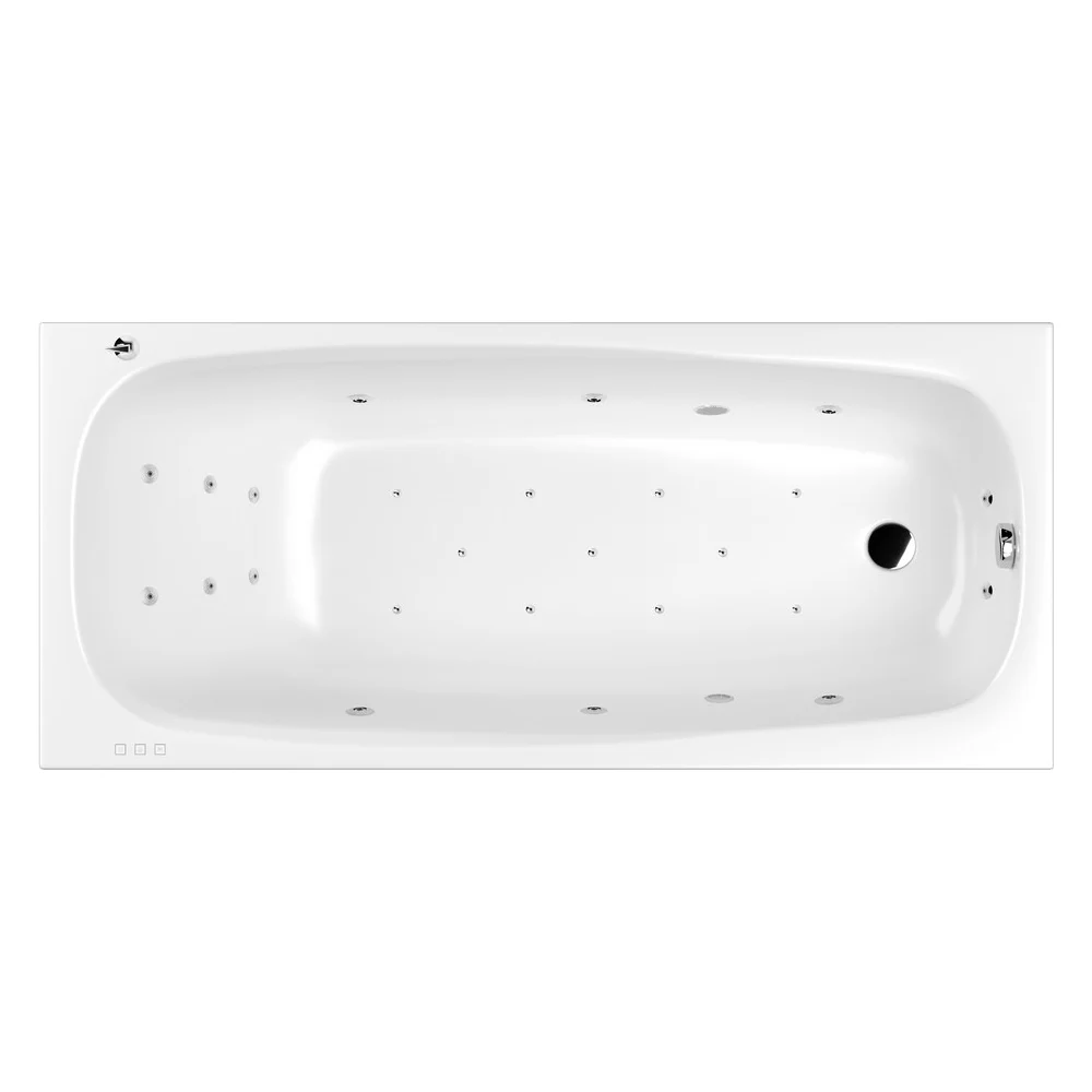 Ванна WHITECROSS Layla 180x80 "ULTRA" (хром) 0102.180080.100.ULTRA.CR