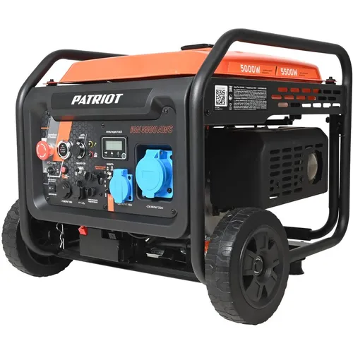 Бензиновый генератор Patriot iGN 5500AWS, 220/12 В, 5.5кВт, с автозапуском, на колёсах с АКБ [472102357]