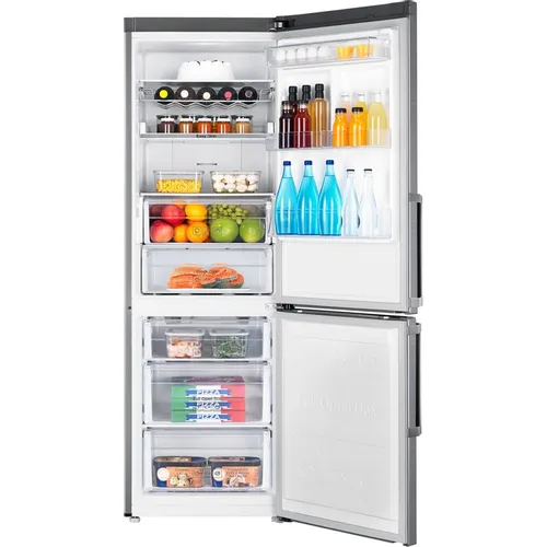 Холодильник двухкамерный Samsung RB33J3515S9/EF инверторный, серебристый