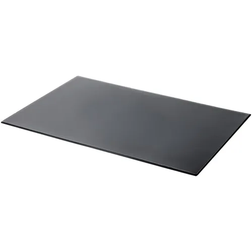 Настольное покрытие BRAUBERG 236775, пвх, 45x65 см, черный, эргономичная форма, нескользящая основа, прозрачный верхний слой