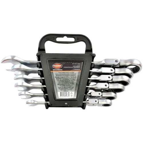 Набор ключей AV STEEL AV-035260, трещоточный