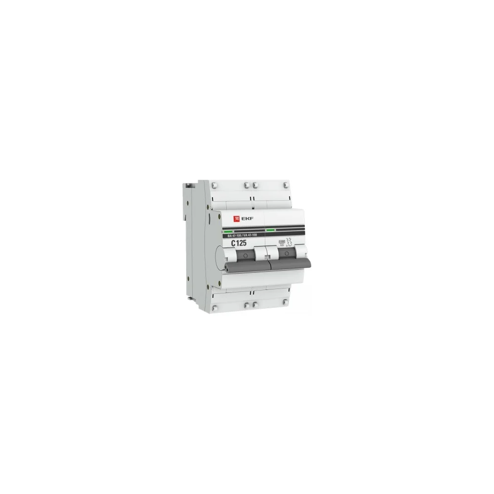 Автоматический выключатель EKF ВА 47-100 PROxima mcb47100-2-125C-pro