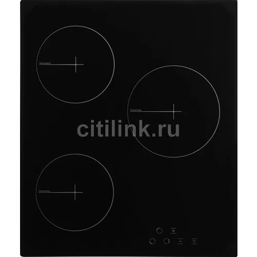 Электрическая варочная поверхность Simfer H45D13B001, конфорок: 3 шт., стеклокерамика, независимая, черный