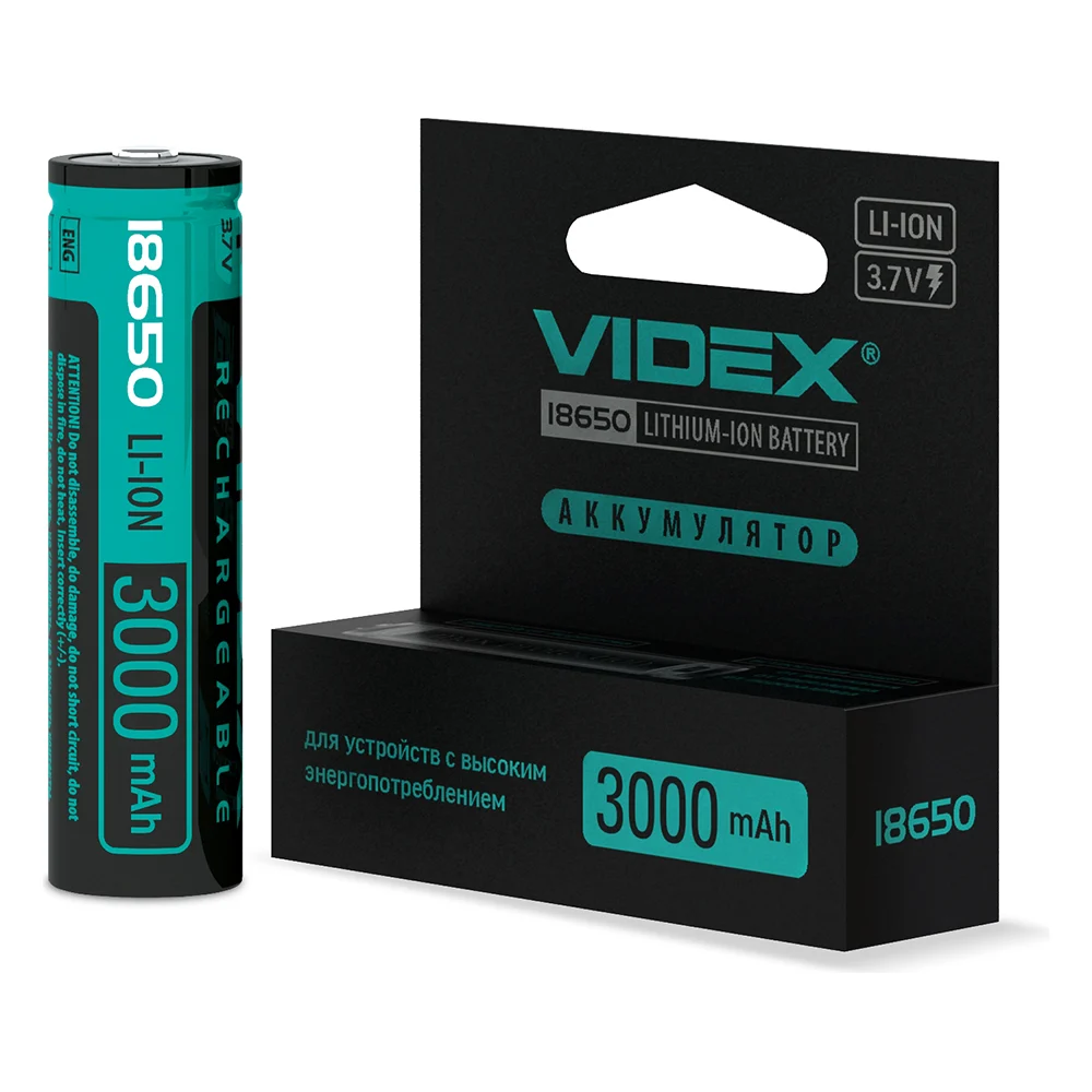 Аккумулятор Videx 18650 VID-18650-3.0-WP