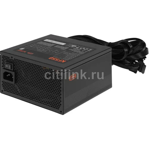 Блок питания PCCOOLER F550, 550Вт, 80 PLUS WHITE, 120мм, черный, retail [p3-f550-w1hwbk0-eu]