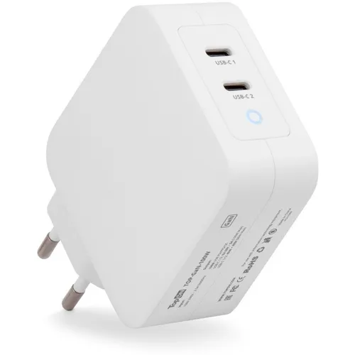 Адаптер питания TopON TOP-GaN-100W, 5 - 20 В, 5A, 100Вт, белый [103206]