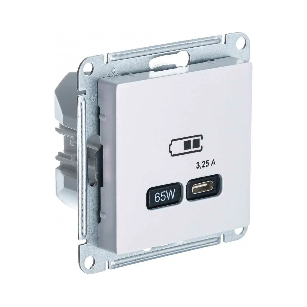 Розетка Systeme Electric USB ATLASDESIGN ATN000427
