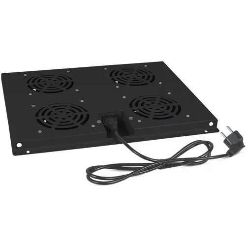 Модуль вентиляторный CABEUS TRAY-60-BK, модулей: 4, черный